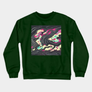 Colorful Pattern Crewneck Sweatshirt